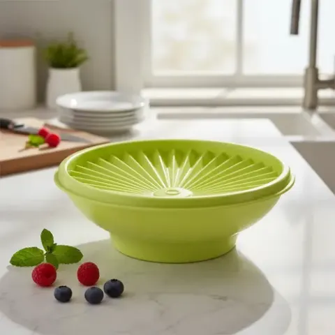 Bowl Tupperware Sensación verde 400 ml con tapa