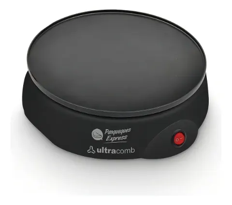 Panquequera eléctrica Ultracomb Panqueques Express negra